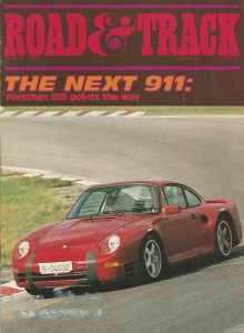 ROAD & TRACK 1985 MAR - FERRARI DINO GT, PORSCHE 959